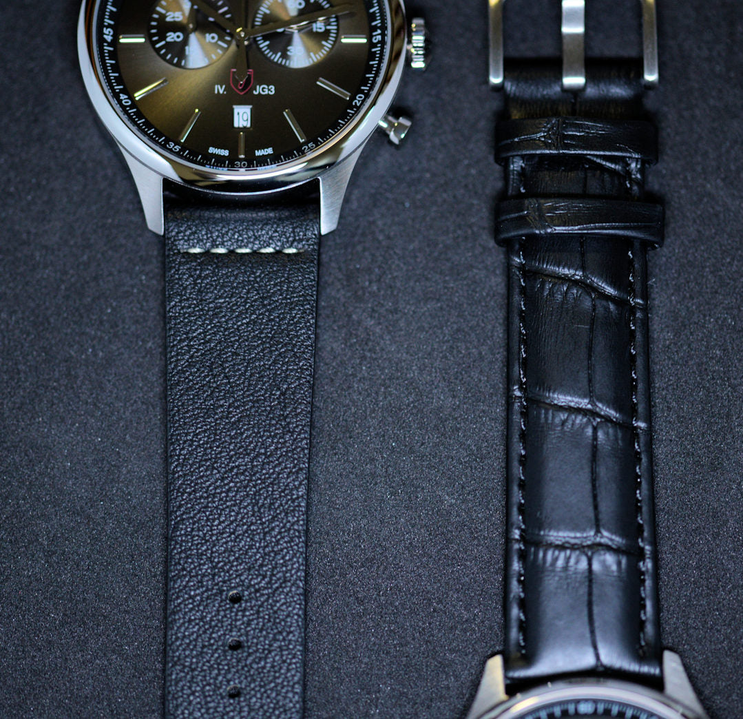 Würger Black (Interceptor) Men's Aviation Watch