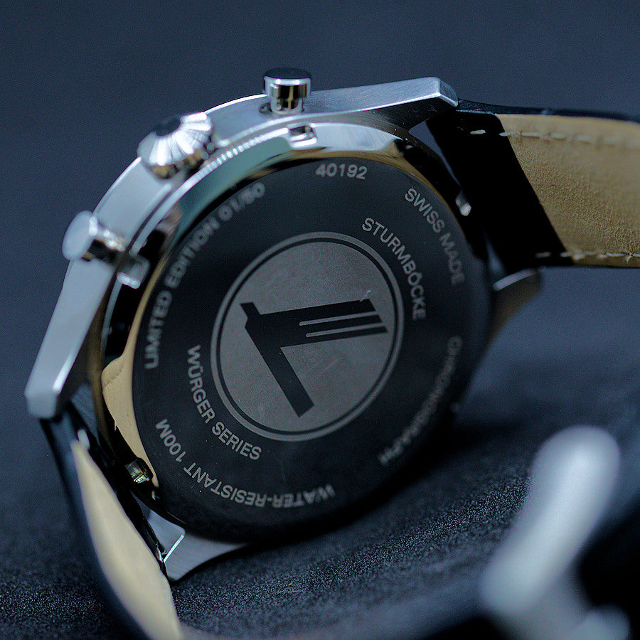Würger Black (Interceptor) Men's Aviation Watch