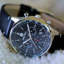 Flieger III Raven (Tachymeter) Men's Aviation Watch