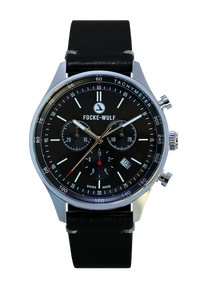 Flieger III Raven (Tachymeter) Men's Aviation Watch