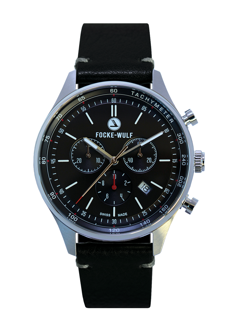 Flieger III Raven (Tachymeter) Men's Aviation Watch